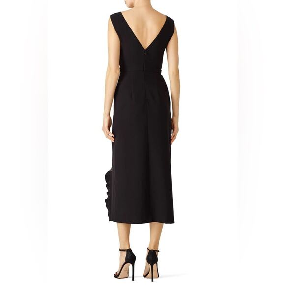 SALONI Marley Ruffle Button Embellished Midi Dress - Picture 7 of 11